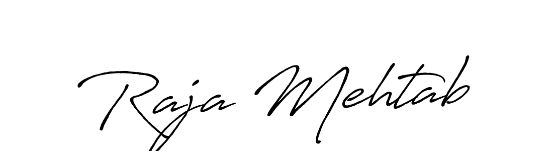 How to Draw Raja Mehtab signature style? Antro_Vectra_Bolder is a latest design signature styles for name Raja Mehtab. Raja Mehtab signature style 7 images and pictures png