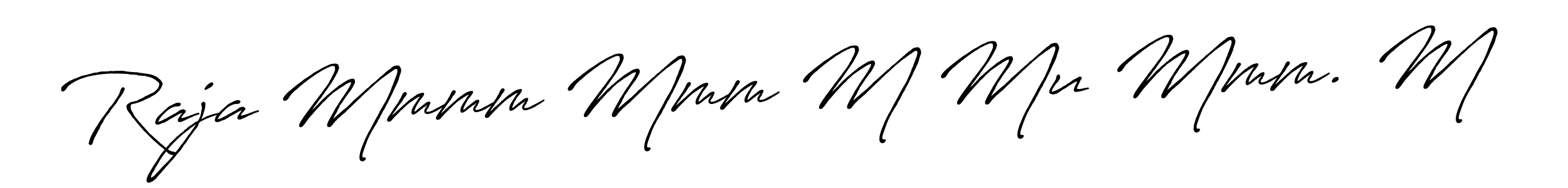 How to make Raja Mmmm Mmm M Mu Mmm. M signature? Antro_Vectra_Bolder is a professional autograph style. Create handwritten signature for Raja Mmmm Mmm M Mu Mmm. M name. Raja Mmmm Mmm M Mu Mmm. M signature style 7 images and pictures png