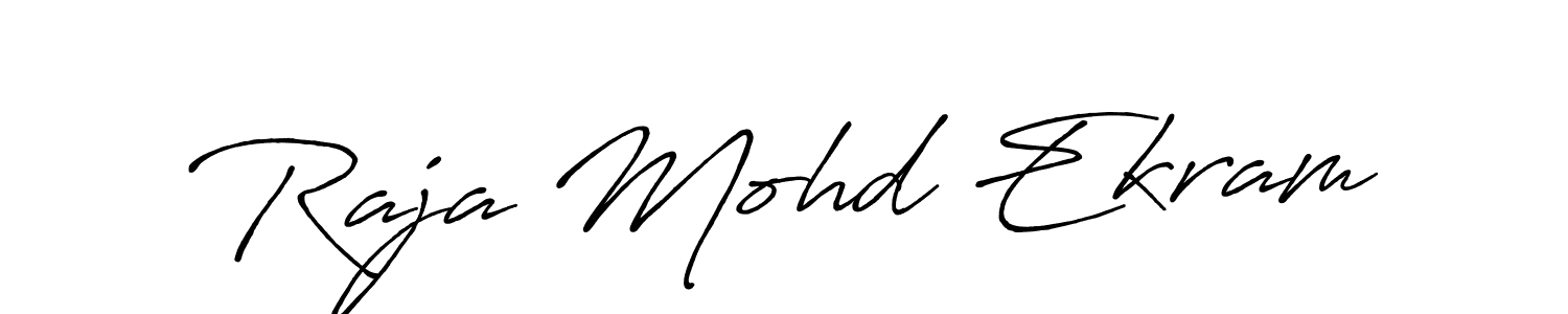 if you are searching for the best signature style for your name Raja Mohd Ekram. so please give up your signature search. here we have designed multiple signature styles  using Antro_Vectra_Bolder. Raja Mohd Ekram signature style 7 images and pictures png