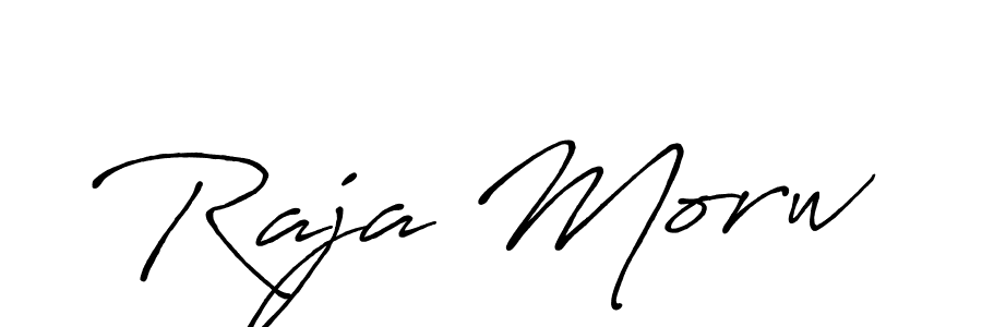 Also You can easily find your signature by using the search form. We will create Raja Morw name handwritten signature images for you free of cost using Antro_Vectra_Bolder sign style. Raja Morw signature style 7 images and pictures png