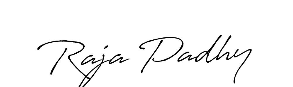 The best way (Antro_Vectra_Bolder) to make a short signature is to pick only two or three words in your name. The name Raja Padhy include a total of six letters. For converting this name. Raja Padhy signature style 7 images and pictures png