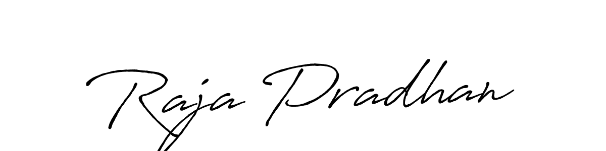 Also we have Raja Pradhan name is the best signature style. Create professional handwritten signature collection using Antro_Vectra_Bolder autograph style. Raja Pradhan signature style 7 images and pictures png