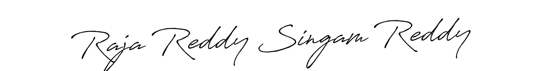 if you are searching for the best signature style for your name Raja Reddy Singam Reddy. so please give up your signature search. here we have designed multiple signature styles  using Antro_Vectra_Bolder. Raja Reddy Singam Reddy signature style 7 images and pictures png