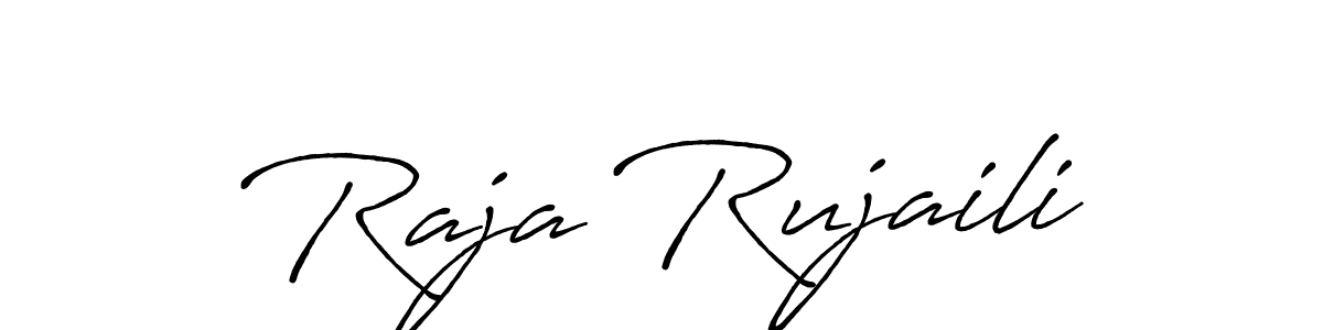 Once you've used our free online signature maker to create your best signature Antro_Vectra_Bolder style, it's time to enjoy all of the benefits that Raja Rujaili name signing documents. Raja Rujaili signature style 7 images and pictures png