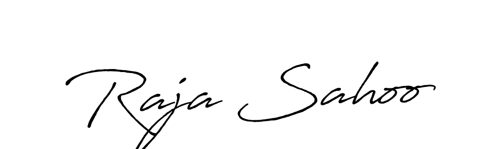 Raja Sahoo stylish signature style. Best Handwritten Sign (Antro_Vectra_Bolder) for my name. Handwritten Signature Collection Ideas for my name Raja Sahoo. Raja Sahoo signature style 7 images and pictures png