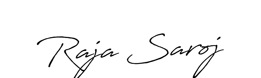 Also You can easily find your signature by using the search form. We will create Raja Saroj name handwritten signature images for you free of cost using Antro_Vectra_Bolder sign style. Raja Saroj signature style 7 images and pictures png