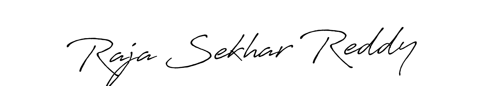 Also we have Raja Sekhar Reddy name is the best signature style. Create professional handwritten signature collection using Antro_Vectra_Bolder autograph style. Raja Sekhar Reddy signature style 7 images and pictures png