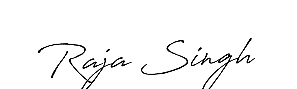 Use a signature maker to create a handwritten signature online. With this signature software, you can design (Antro_Vectra_Bolder) your own signature for name Raja Singh. Raja Singh signature style 7 images and pictures png