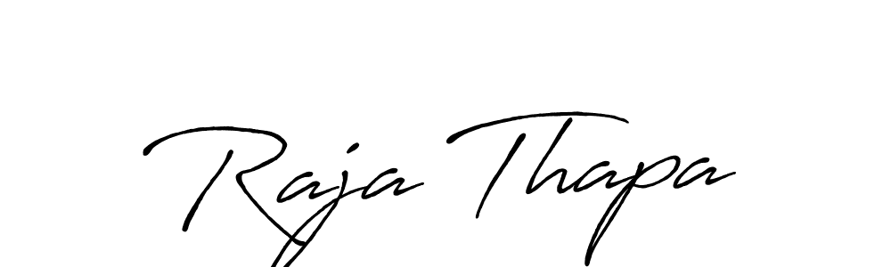 Make a beautiful signature design for name Raja Thapa. Use this online signature maker to create a handwritten signature for free. Raja Thapa signature style 7 images and pictures png