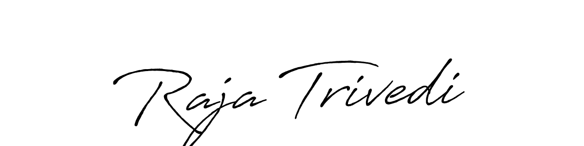 Also You can easily find your signature by using the search form. We will create Raja Trivedi name handwritten signature images for you free of cost using Antro_Vectra_Bolder sign style. Raja Trivedi signature style 7 images and pictures png