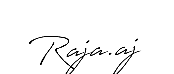 You should practise on your own different ways (Antro_Vectra_Bolder) to write your name (Raja.aj) in signature. don't let someone else do it for you. Raja.aj signature style 7 images and pictures png