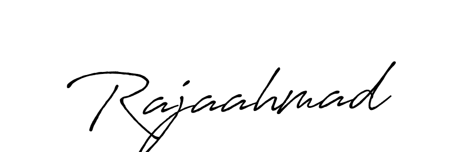 Rajaahmad stylish signature style. Best Handwritten Sign (Antro_Vectra_Bolder) for my name. Handwritten Signature Collection Ideas for my name Rajaahmad. Rajaahmad signature style 7 images and pictures png