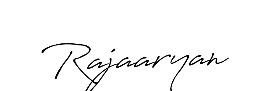 Use a signature maker to create a handwritten signature online. With this signature software, you can design (Antro_Vectra_Bolder) your own signature for name Rajaaryan. Rajaaryan signature style 7 images and pictures png