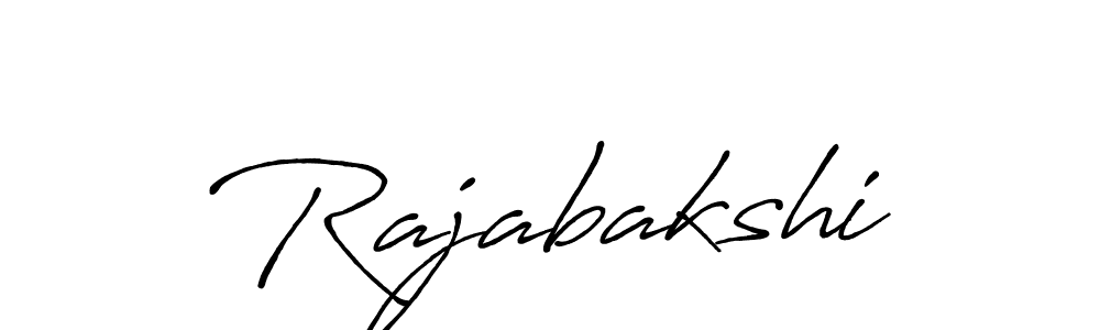 Make a beautiful signature design for name Rajabakshi. With this signature (Antro_Vectra_Bolder) style, you can create a handwritten signature for free. Rajabakshi signature style 7 images and pictures png