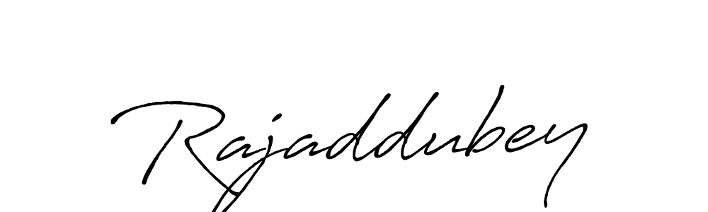 Create a beautiful signature design for name Rajaddubey. With this signature (Antro_Vectra_Bolder) fonts, you can make a handwritten signature for free. Rajaddubey signature style 7 images and pictures png