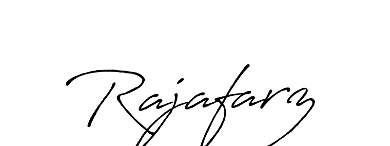 How to make Rajafarz name signature. Use Antro_Vectra_Bolder style for creating short signs online. This is the latest handwritten sign. Rajafarz signature style 7 images and pictures png