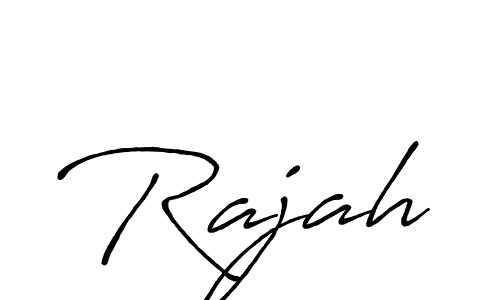 Also we have Rajah name is the best signature style. Create professional handwritten signature collection using Antro_Vectra_Bolder autograph style. Rajah signature style 7 images and pictures png