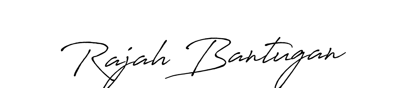 Antro_Vectra_Bolder is a professional signature style that is perfect for those who want to add a touch of class to their signature. It is also a great choice for those who want to make their signature more unique. Get Rajah Bantugan name to fancy signature for free. Rajah Bantugan signature style 7 images and pictures png