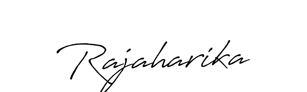 It looks lik you need a new signature style for name Rajaharika. Design unique handwritten (Antro_Vectra_Bolder) signature with our free signature maker in just a few clicks. Rajaharika signature style 7 images and pictures png
