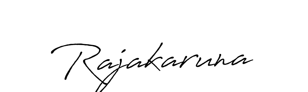 Create a beautiful signature design for name Rajakaruna. With this signature (Antro_Vectra_Bolder) fonts, you can make a handwritten signature for free. Rajakaruna signature style 7 images and pictures png