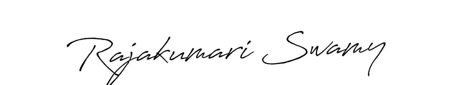 It looks lik you need a new signature style for name Rajakumari Swamy. Design unique handwritten (Antro_Vectra_Bolder) signature with our free signature maker in just a few clicks. Rajakumari Swamy signature style 7 images and pictures png