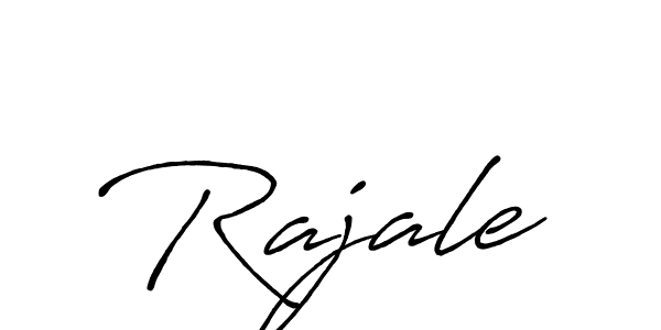 Rajale stylish signature style. Best Handwritten Sign (Antro_Vectra_Bolder) for my name. Handwritten Signature Collection Ideas for my name Rajale. Rajale signature style 7 images and pictures png