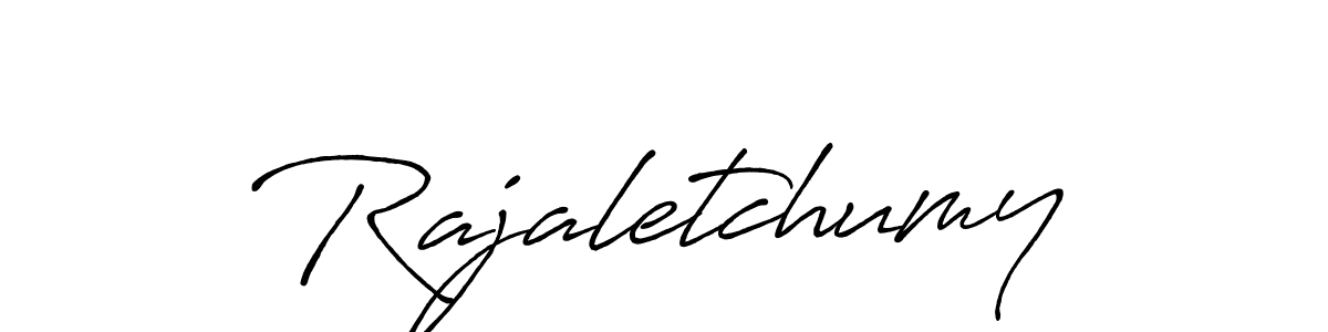Also we have Rajaletchumy name is the best signature style. Create professional handwritten signature collection using Antro_Vectra_Bolder autograph style. Rajaletchumy signature style 7 images and pictures png