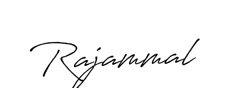 Make a beautiful signature design for name Rajammal. With this signature (Antro_Vectra_Bolder) style, you can create a handwritten signature for free. Rajammal signature style 7 images and pictures png