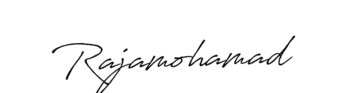 How to make Rajamohamad signature? Antro_Vectra_Bolder is a professional autograph style. Create handwritten signature for Rajamohamad name. Rajamohamad signature style 7 images and pictures png