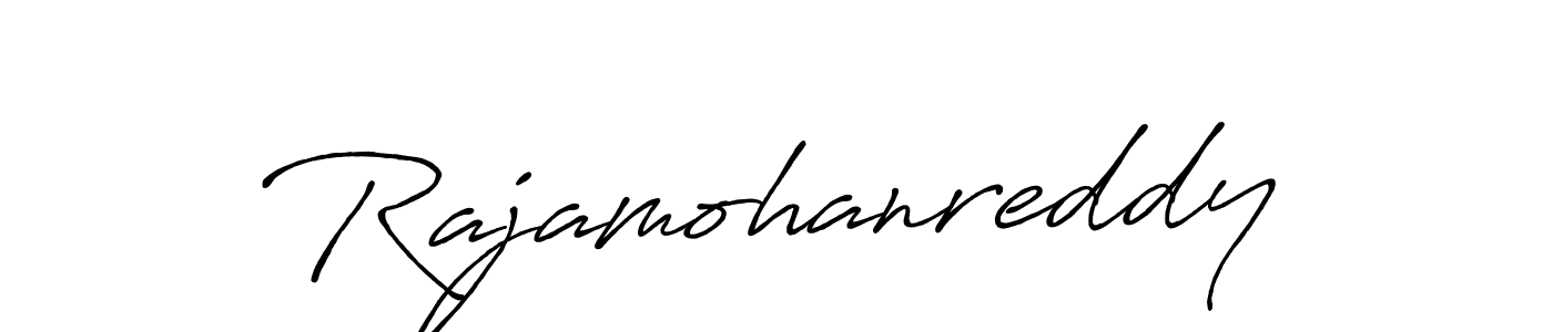 You should practise on your own different ways (Antro_Vectra_Bolder) to write your name (Rajamohanreddy) in signature. don't let someone else do it for you. Rajamohanreddy signature style 7 images and pictures png