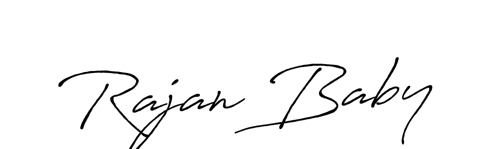 You should practise on your own different ways (Antro_Vectra_Bolder) to write your name (Rajan Baby) in signature. don't let someone else do it for you. Rajan Baby signature style 7 images and pictures png