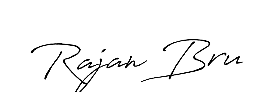 Similarly Antro_Vectra_Bolder is the best handwritten signature design. Signature creator online .You can use it as an online autograph creator for name Rajan Bru. Rajan Bru signature style 7 images and pictures png