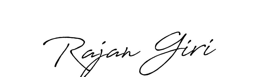 Make a short Rajan Giri signature style. Manage your documents anywhere anytime using Antro_Vectra_Bolder. Create and add eSignatures, submit forms, share and send files easily. Rajan Giri signature style 7 images and pictures png