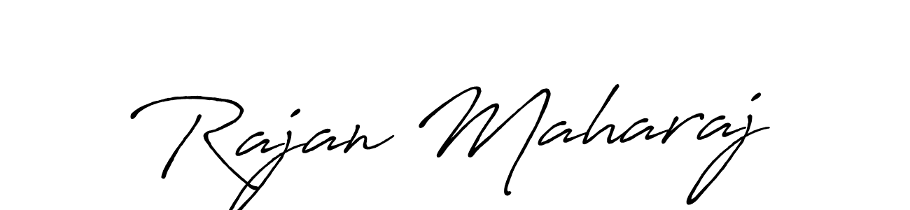 Antro_Vectra_Bolder is a professional signature style that is perfect for those who want to add a touch of class to their signature. It is also a great choice for those who want to make their signature more unique. Get Rajan Maharaj name to fancy signature for free. Rajan Maharaj signature style 7 images and pictures png