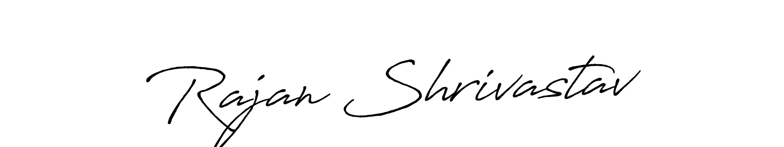 Rajan Shrivastav stylish signature style. Best Handwritten Sign (Antro_Vectra_Bolder) for my name. Handwritten Signature Collection Ideas for my name Rajan Shrivastav. Rajan Shrivastav signature style 7 images and pictures png