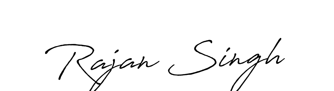 The best way (Antro_Vectra_Bolder) to make a short signature is to pick only two or three words in your name. The name Rajan Singh include a total of six letters. For converting this name. Rajan Singh signature style 7 images and pictures png