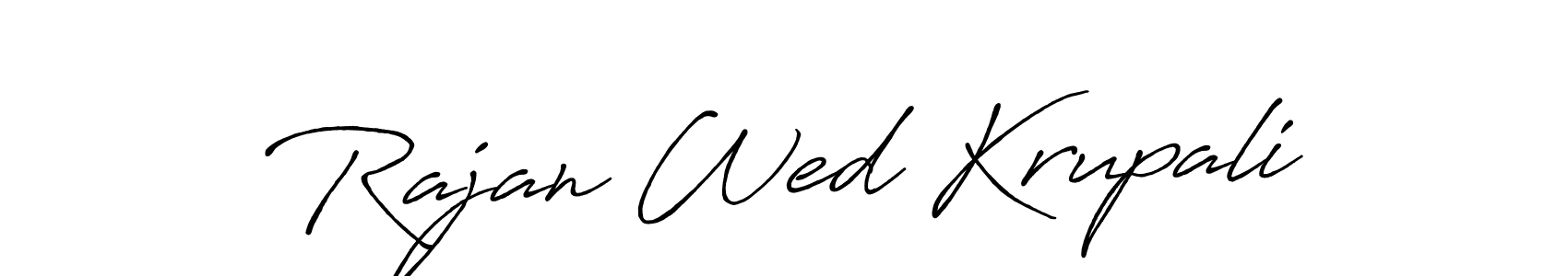 You can use this online signature creator to create a handwritten signature for the name Rajan Wed Krupali. This is the best online autograph maker. Rajan Wed Krupali signature style 7 images and pictures png