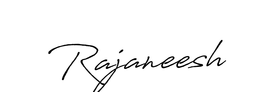 Rajaneesh stylish signature style. Best Handwritten Sign (Antro_Vectra_Bolder) for my name. Handwritten Signature Collection Ideas for my name Rajaneesh. Rajaneesh signature style 7 images and pictures png