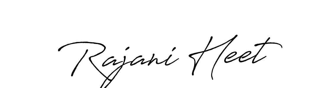 Make a beautiful signature design for name Rajani Heet. Use this online signature maker to create a handwritten signature for free. Rajani Heet signature style 7 images and pictures png
