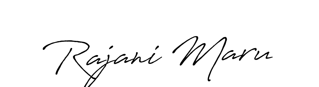 Also You can easily find your signature by using the search form. We will create Rajani Maru name handwritten signature images for you free of cost using Antro_Vectra_Bolder sign style. Rajani Maru signature style 7 images and pictures png