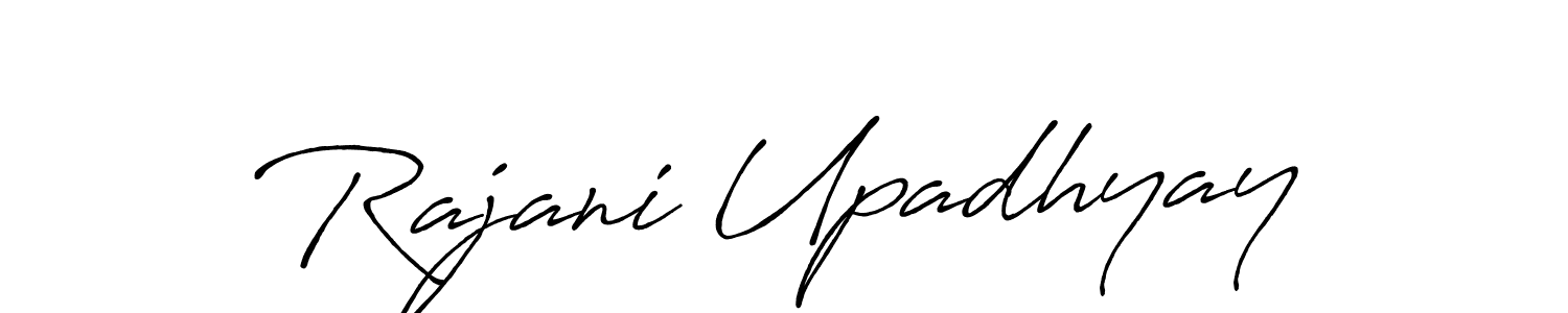 Also You can easily find your signature by using the search form. We will create Rajani Upadhyay name handwritten signature images for you free of cost using Antro_Vectra_Bolder sign style. Rajani Upadhyay signature style 7 images and pictures png