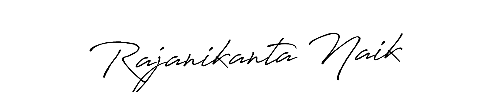 Create a beautiful signature design for name Rajanikanta Naik. With this signature (Antro_Vectra_Bolder) fonts, you can make a handwritten signature for free. Rajanikanta Naik signature style 7 images and pictures png