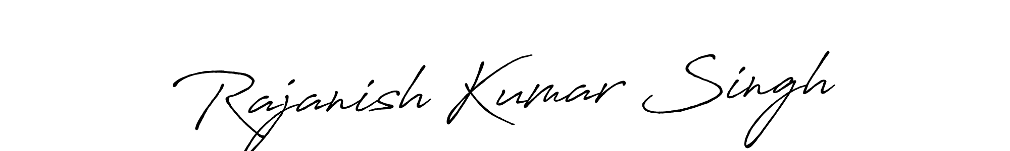This is the best signature style for the Rajanish Kumar Singh name. Also you like these signature font (Antro_Vectra_Bolder). Mix name signature. Rajanish Kumar Singh signature style 7 images and pictures png
