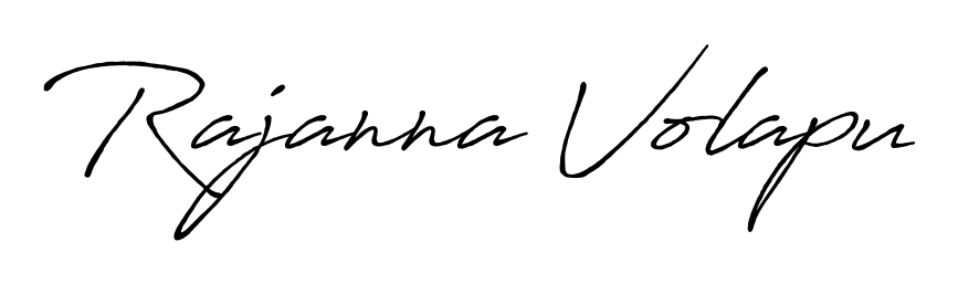Make a beautiful signature design for name Rajanna Volapu. With this signature (Antro_Vectra_Bolder) style, you can create a handwritten signature for free. Rajanna Volapu signature style 7 images and pictures png