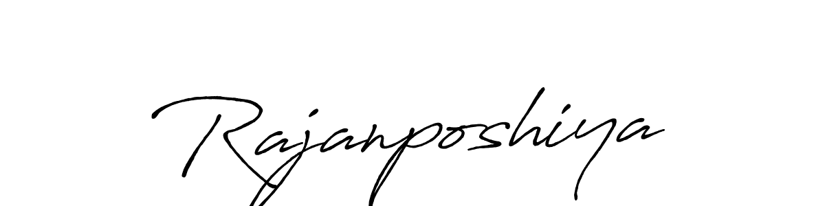 Also You can easily find your signature by using the search form. We will create Rajanposhiya name handwritten signature images for you free of cost using Antro_Vectra_Bolder sign style. Rajanposhiya signature style 7 images and pictures png