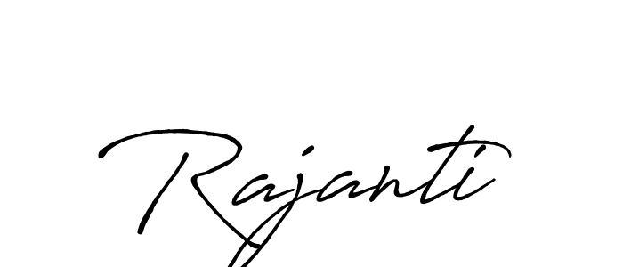 Create a beautiful signature design for name Rajanti. With this signature (Antro_Vectra_Bolder) fonts, you can make a handwritten signature for free. Rajanti signature style 7 images and pictures png