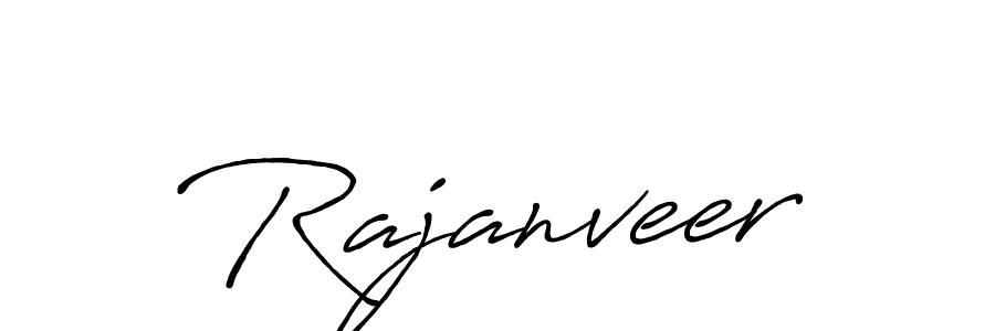 Rajanveer stylish signature style. Best Handwritten Sign (Antro_Vectra_Bolder) for my name. Handwritten Signature Collection Ideas for my name Rajanveer. Rajanveer signature style 7 images and pictures png