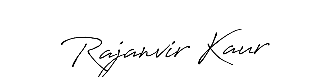 if you are searching for the best signature style for your name Rajanvir Kaur. so please give up your signature search. here we have designed multiple signature styles  using Antro_Vectra_Bolder. Rajanvir Kaur signature style 7 images and pictures png