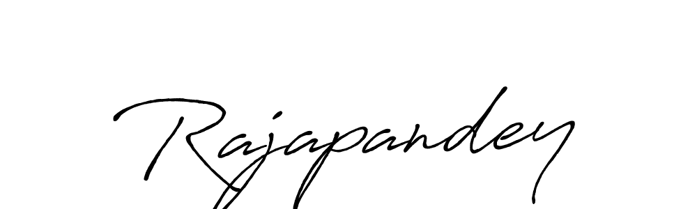 Design your own signature with our free online signature maker. With this signature software, you can create a handwritten (Antro_Vectra_Bolder) signature for name Rajapandey. Rajapandey signature style 7 images and pictures png