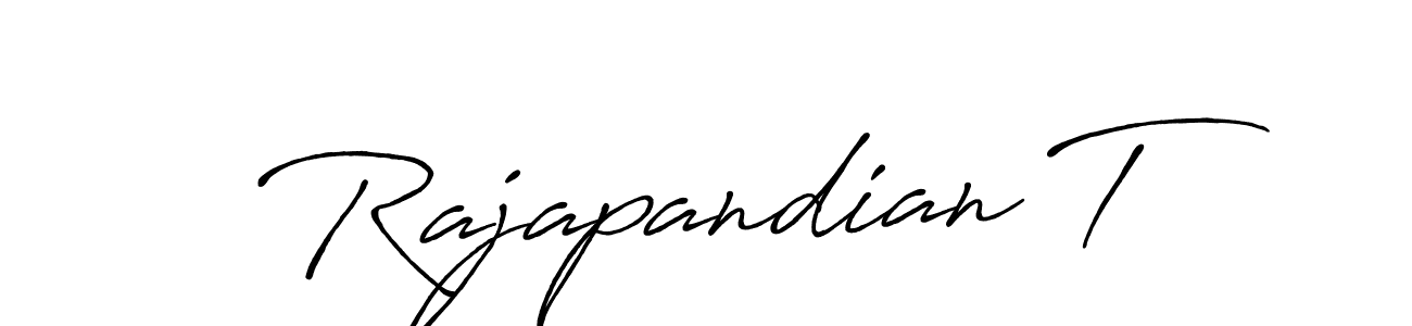 Rajapandian T stylish signature style. Best Handwritten Sign (Antro_Vectra_Bolder) for my name. Handwritten Signature Collection Ideas for my name Rajapandian T. Rajapandian T signature style 7 images and pictures png